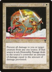 Honorable Passage - Visions - Magic: The Gathering card