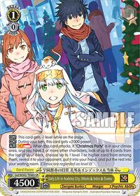 Daily Life in Academy City, Mikoto & Index & Touma (SR)