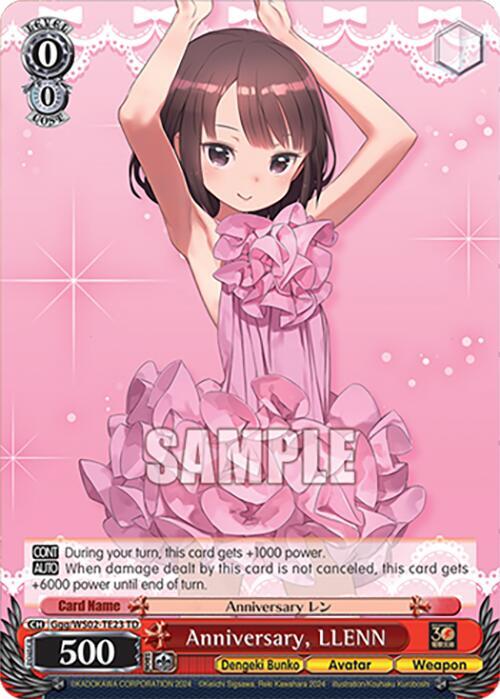 Anniversary, LLENN