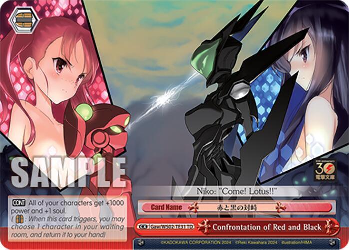 Confrontation of Red and Black