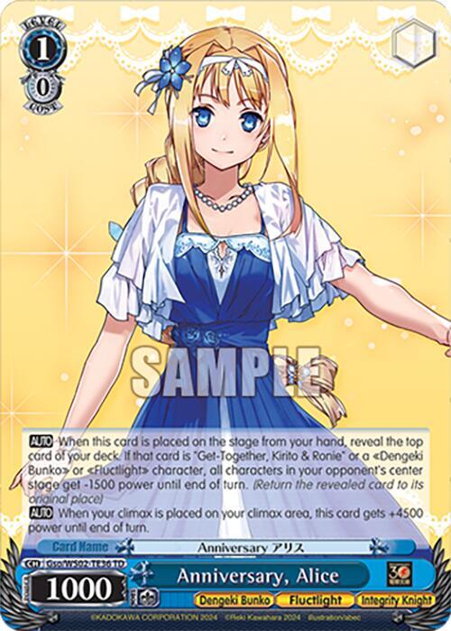 Anniversary, Alice