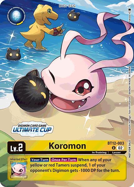 Koromon Ultimate Cup 2024 digimon card