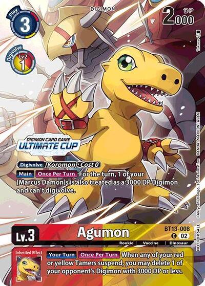 Agumon (Ultimate Cup 2024) Versus Royal Knights card price