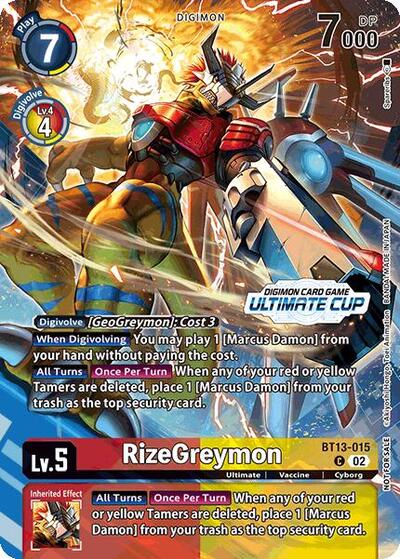 RizeGreymon (Ultimate Cup 2024) Versus Royal Knights card price