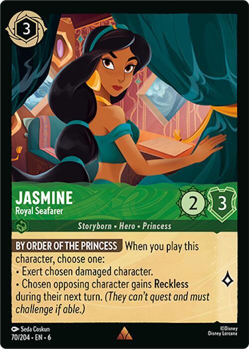 Jasmine - Royal Seafarer - Azurite Sea - Disney Lorcana