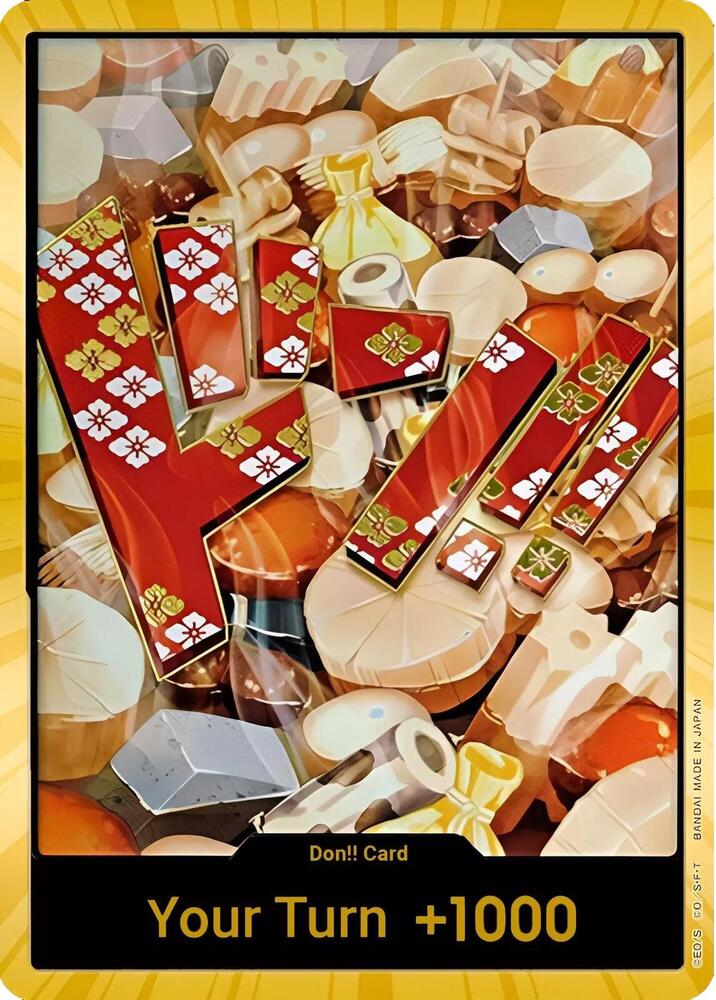 DON Card Oden Gold onepiece card