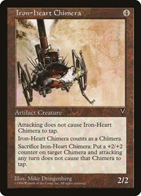 Iron-Heart Chimera - Visions - Magic: The Gathering card