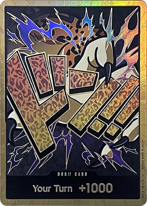 DON Card Rob Lucci Gold onepiece card