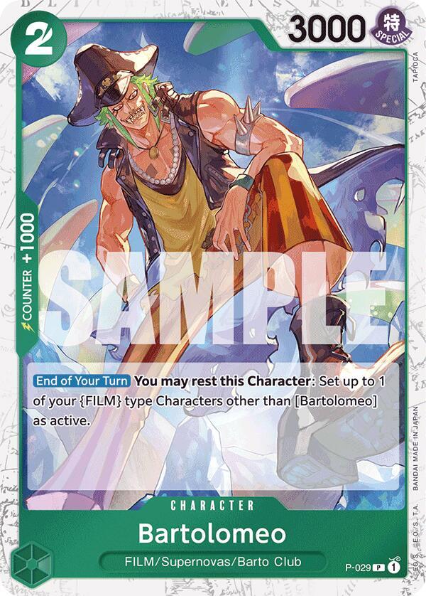Bartolomeo (P-029) (Jolly Roger Foil) - Premium Booster -The Best