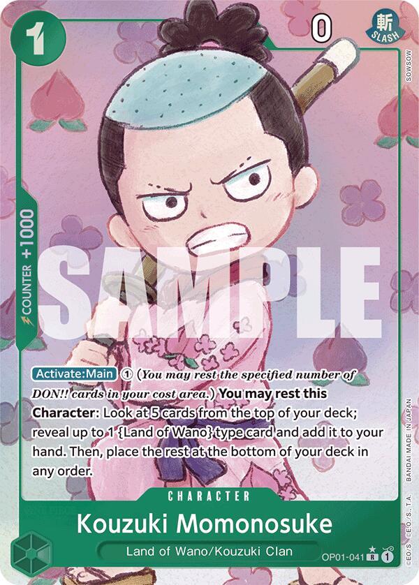 Yunasuke　0901 Kouzuki Momonosuke (Alternate Art) - Premium Booster -The