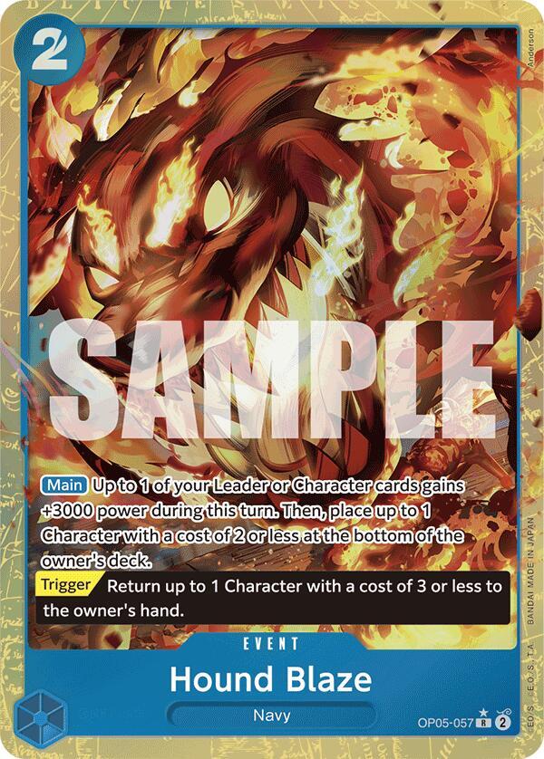 Hound Blaze (Alternate Art) - Premium Booster -The Best- - One
