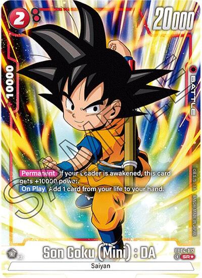 Son Goku (Mini) : DA (Alternate Art) card