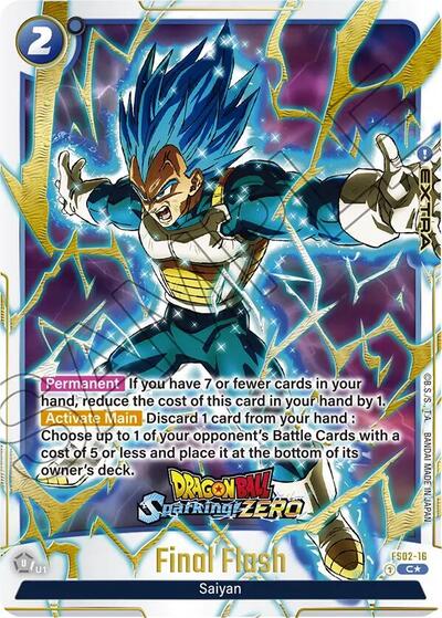 Final Flash (Dragon Ball Sparking! ZERO) card