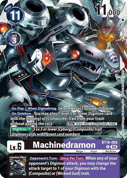 Machinedramon - BT19-065 - Release Special Booster 2.0 - Digimon