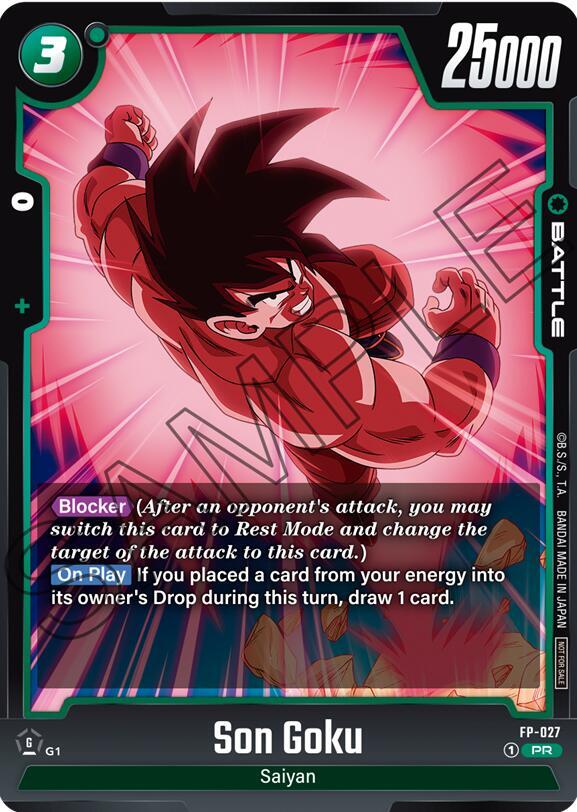 Son Goku - FP-027 - Fusion World Promotion Cards and Packs