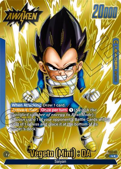 Vegeta (Mini) : DA (Gold) card
