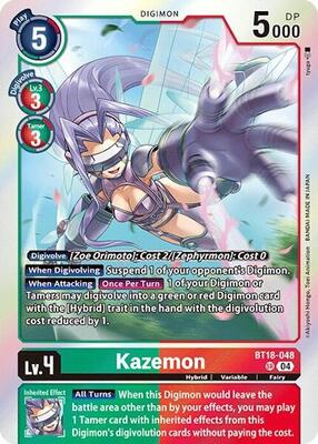 フジモン Kazemon - Release Special Booster 2.0 - Digimon Card Game