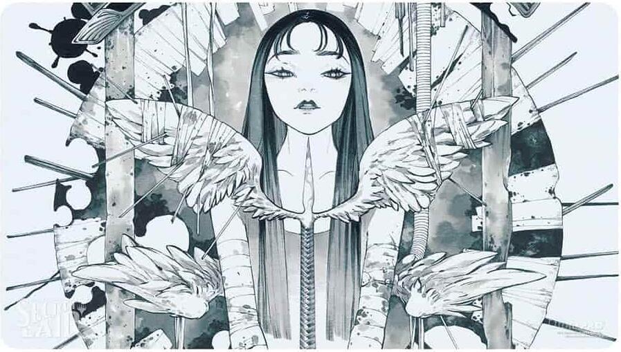 MTG 桃桃子先生　UltlaPro製 プレイマット　MTG Secret Lair 2024: Peach Momoko - Deep Thoughts Deep Feelings