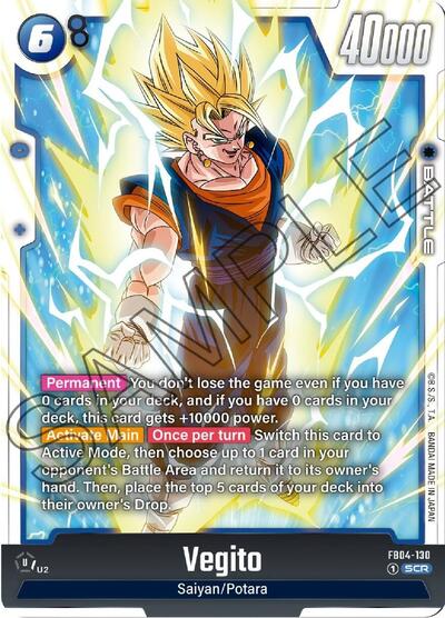 Vegito - FB04-130 card