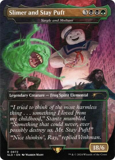 Slimer and Stay Puft Yargle and Multani
