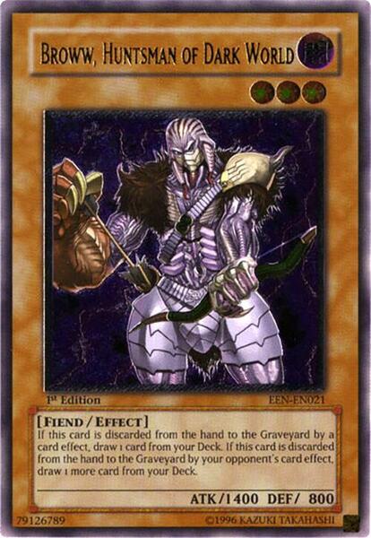 Broww, Huntsman of Dark World (UTR) - Elemental Energy - YuGiOh ...