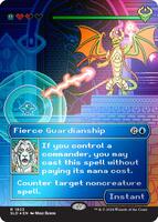 激情の後見Fierce Guardianship MTG Foil Magic the Gathering-Fierce Guardianship(Borderless)(Foil