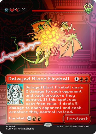 Delayed Blast Fireball Rainbow Foil