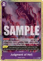 Judgment of Hell (Alternate Art) - Premium Booster -The Best