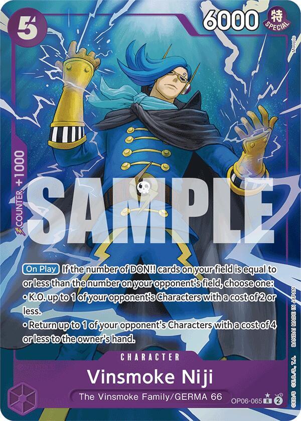 Vinsmoke Niji (OP06-065) (Full Art) - Premium Booster -The Best