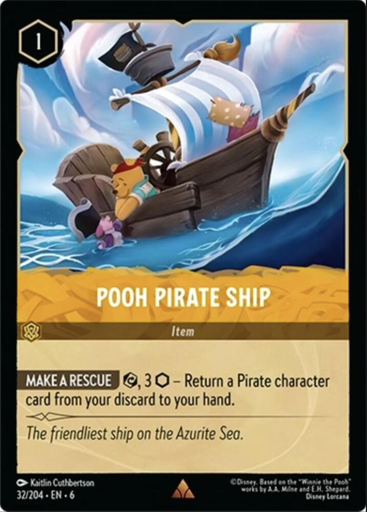 遊戯王　pooh Pooh Pirate Ship - Azurite Sea - Disney Lorcana - TCGplayer.com
