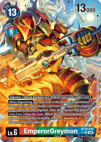 EmperorGreymon (Alternate Art) Release Special Booster 2.0 card price