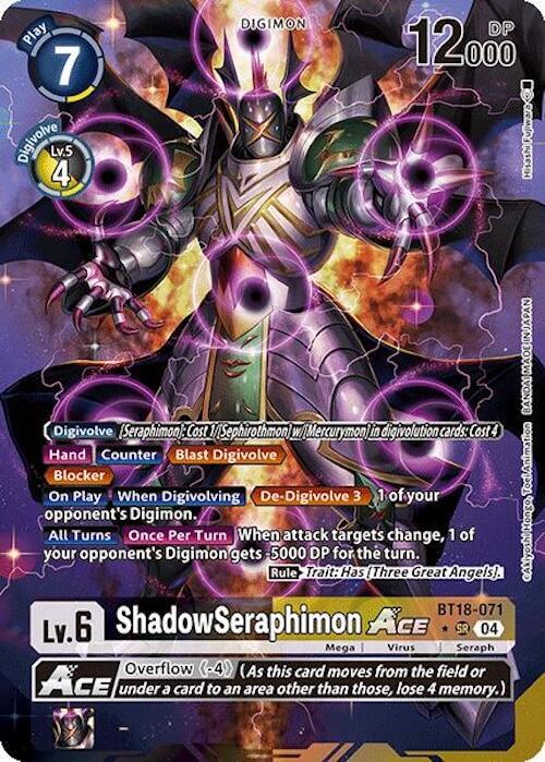 ShadowSeraphimon ACE (Alternate Art) - Release Special