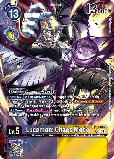 Lucemon: Chaos Mode (Alternate Art) Release Special Booster 2.0 card price