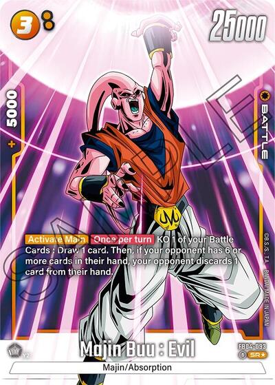 Majin Buu : Evil - FB04-093 (Alternate Art) Ultra Limit Super Rare Dragon Ball card — value and price