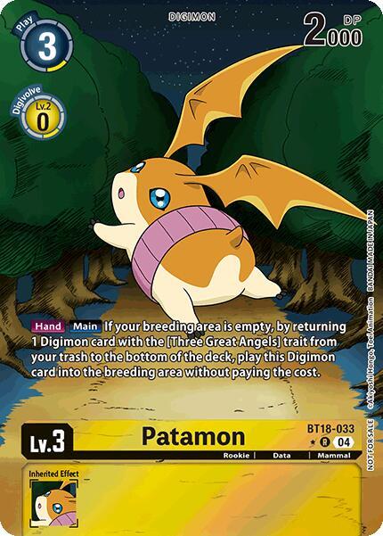 Patamon Release Special Booster 20 Box Promotion Pack (Foil)