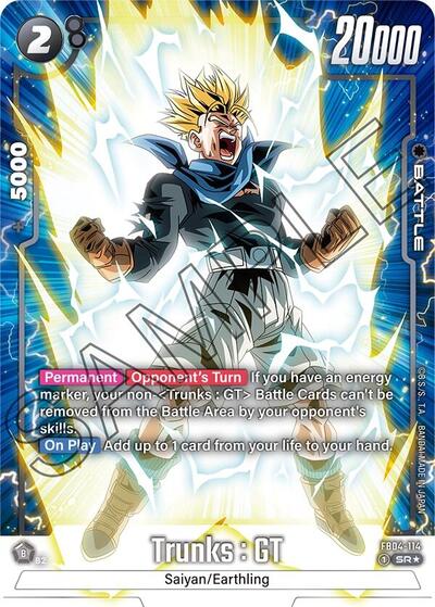 Trunks : GT- FB04-114 (Alternate Art) card