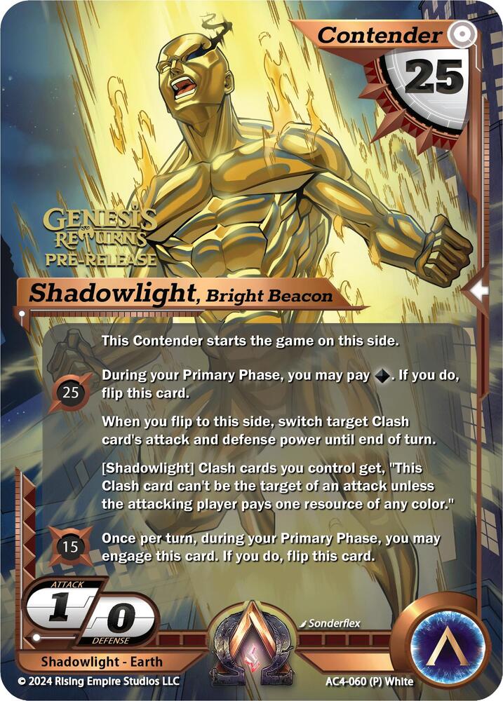 Shadowlight, Bright Beacon (Pre-Release)