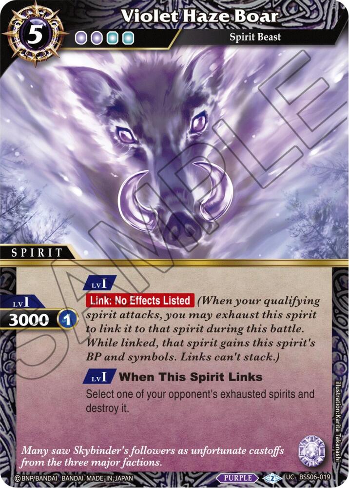 Violet Haze Boar