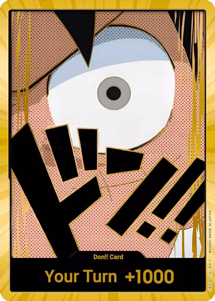 DON Card Luffy Gold onepiece card