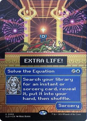 Solve the Equation (0886) (Rainbow Foil) #886 – Secret Lair Drop Series (Rare)
