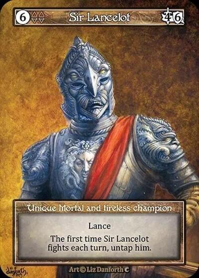 Sir Lancelot (Team Covenant) Arthurian Legends Promo Unique Sorcery card — value and price