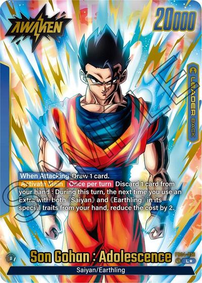 Son Gohan : Adolescence - FB04-026 (Alternate Art) card