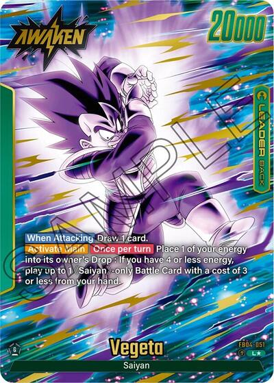 Vegeta - FB04-051 (Alternate Art) card