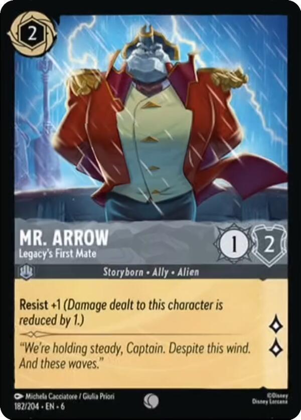 Mr. Arrow - Legacy's First Mate - Azurite Sea - Disney Lorcana