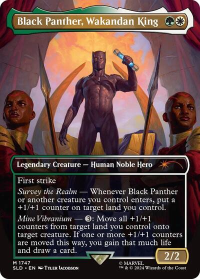 Black Panther Wakandan King Rainbow Foil