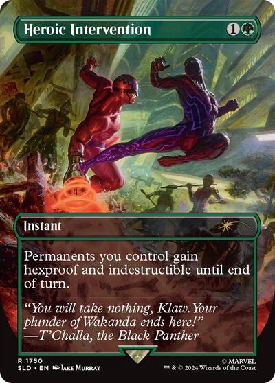 Heroic Intervention Rainbow Foil
