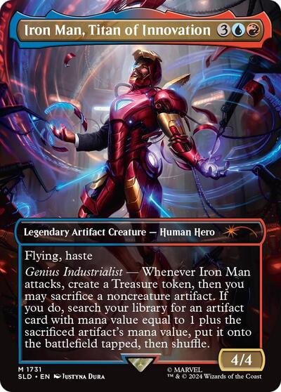 Iron Man Titan of Innovation Rainbow Foil
