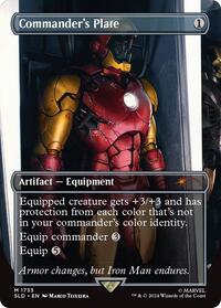 Commander's Plate (1733) (Rainbow Foil) (Foil)