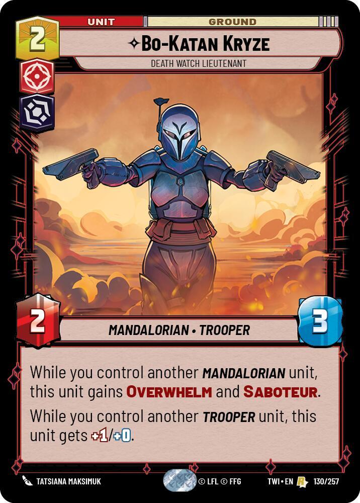 Bo-Katan Kryze 130/257 card