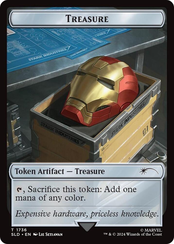 Treasure Token (1736) (Rainbow Foil) - Secret Lair Drop